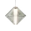 Tom Dixon Suspensions | Suspension Press Led Verre Transparent / Cone - O 34 X H 30 Cm - Tom Dixon