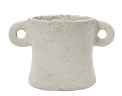 Serax Pots Et Plantes | Pot Marie Papier Beige / Papier Mache - O 22 X H 23 Cm - Serax