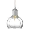 &tradition Suspensions | Suspension Mega Bulb Verre Transparent / O 18 Cm - &Tradition