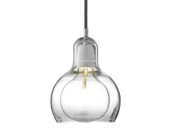 &tradition Suspensions | Suspension Mega Bulb Verre Transparent / O 18 Cm - &Tradition