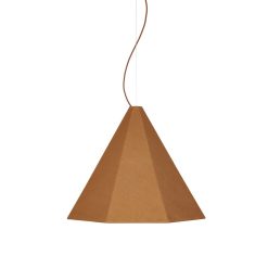 Wiener GTV Design Suspensions | Suspension Tipi Tissu Marron / O 70 Cm - Lin Cousu Main - Wiener Gtv Design