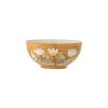 Bloomingville Saladiers, Coupes Et Bols | Bol Tangier Ceramique Orange / O 19,5 X H 9,5 Cm - Peint A La Main - Bloomingville