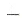 Flos Suspensions | Suspension Almendra Linear S3 Metal / Led - L 128,6 Cm / 3 Diffuseurs Orientables - Flos