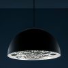 Catellani & Smith Suspensions | Suspension Stchu-Moon 02 Metal Noir Argent / Led - O 80 Cm - Cuilleres - Catellani & Smith