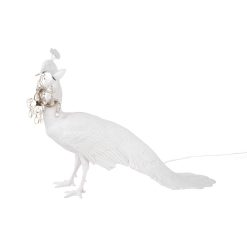 Seletti Lampes De Table | Lampe A Poser Peacock Plastique / Resine - Lampe En Forme De Paon / L 100 X H 69 Cm - Seletti