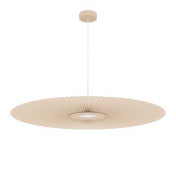 Hartu00f4 Suspensions | Suspension Carmen Large Tissu Beige / Led - O 120 Cm - Harto