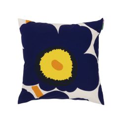 Marimekko Deco Textile | Housse De Coussin Unikko Tissu / 50 X 50 Cm - Edition Limitee 60Eme Anniversaire - Marimekko