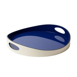 Maison Sarah Lavoine Plateaux Et Plats De Service | Plateau Basile Small Bois Bleu / O 40 Cm - Maison Sarah Lavoine