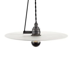 Serax Suspensions | Suspension Luna Large Metal Ceramique Blanc / Orientable - O 30 Cm - Serax