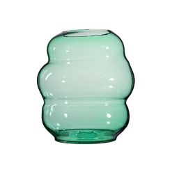 Fundamental Berlin Vases | Vase Muse Xl Verre Vert / Cristal De Boheme - O 26 X H 30 Cm - Fundamental Berlin