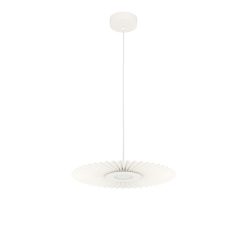 Hartu00f4 Suspensions | Suspension Carmen Small Tissu Blanc / Led - O 50 Cm - Harto