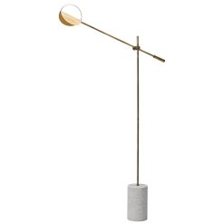 Bolia Led | Lampadaire Leaves Led Metal Or / Terrazzo - Bolia