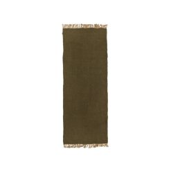 Ferm Living Deco Textile | Tapis Block Runner Tissu / 80 X 200 Cm - Bouteilles Plastique Recyclees - Ferm Living