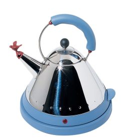 Alessi Theieres Et Bouilloires | Bouilloire Electrique Oisillon Metal Plastique Bleu - Alessi