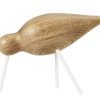 Normann Copenhagen Objets Deco Et Cadres-Photos | Decoration Oiseau Shorebird M Bois Naturel / L 15 X H 11 Cm - Normann Copenhagen