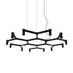 Nemo Suspensions | Suspension Crown Plana Minor Metal Noir / O 109 Cm - Nemo