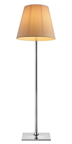 Flos Lampadaires | Lampadaire K Tribe F3 Soft Metal Tissu Jaune Beige / H 183 Cm - Flos