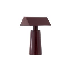 &tradition Lampes Sans Fil | Lampe Sans Fil Rechargeable Caret Mf1 Metal Rouge Violet / H 22 Cm - &Tradition