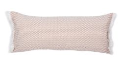 Fermob Deco Textile | Coussin D'Exterieur Evasion Tissu Blanc Rose Orange / 35 X 70 Cm - Fermob