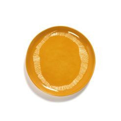 Serax Assiettes | Assiette Feast Ceramique Jaune Medium / O 22,5 Cm - Serax