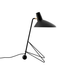 &tradition Lampes De Table | Lampe De Table Tripod Hm9 Metal Noir / Modele De 1953 - &Tradition