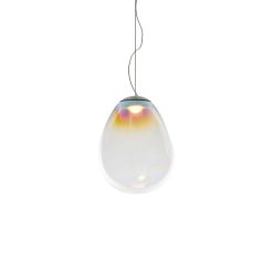 Artemide Suspensions | Suspension Stellar Nebula Verre / Led - O 22 Cm / Verre Irise - Artemide