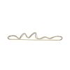 Ferm Living Portemanteaux Et Pateres | Porte-Serviettes Mural Curvature Or Metal / L 66 Cm - Laiton - Ferm Living