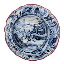 Diesel living with Seletti Assiettes | Assiette Creuse Classics On Acid - Arabian Ceramique Bleu / O 25,4 Cm - Diesel Living With Seletti