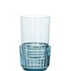 Kartell Verres | Verre Trama Large Plastique Bleu / H 15 Cm - Kartell