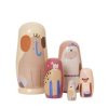 Ferm Living Objets Deco Et Cadres-Photos | Poupees Russes Critter Bois Multicolore / Bois Fsc - Ferm Living