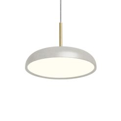 Lumen Center Italia Suspensions | Suspension Zero Medium Led Metal Gris / O 45 Cm - Lumen Center Italia