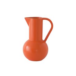 raawii Carafes Et Decanteurs | Carafe Strom Small Ceramique Orange / 0,75 L - H 20 Cm / Fait Main - Raawii