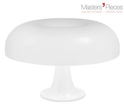 Artemide Lampes De Table | Lampe De Table Masters' Pieces - Nesso Plastique Blanc / 1967 - O 54 Cm - Artemide