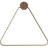 Ferm Living Accessoires Salle De Bain | Derouleur De Papier Toilette Brass Bois Or Bois Naturel Metal - Ferm Living