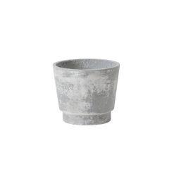 Ethimo Pots Et Plantes | Pot De Fleurs Bulbi Calla Pierre Gris / Beton / O 41 X H 35 Cm - Ethimo