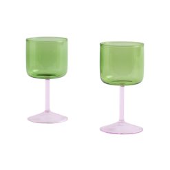 Hay Verres | Verre A Vin Tint Verre Vert / Set De 2 - Hay