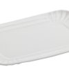 Seletti Plateaux Et Plats De Service | Plateau Estetico Quotidiano Ceramique Blanc / Medium - 18 X 27 Cm - Seletti