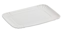 Seletti Plateaux Et Plats De Service | Plateau Estetico Quotidiano Ceramique Blanc / Medium - 18 X 27 Cm - Seletti