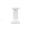 Seletti Lampes De Sol | Lampe Las Vegas Plastique Blanc / Table D'Appoint - 28 X 28 X H 50 Cm - Seletti