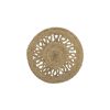 Bloomingville Linge De Table | Set De Table Garcia Fibre Vegetale Beige / Jute - O 38 Cm - Bloomingville