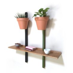 Compagnie Pots Et Plantes | Etagere Xpot Bois / 1 Etagere Droite L 100 Cm + 2 Montants H 100 Cm - Compagnie