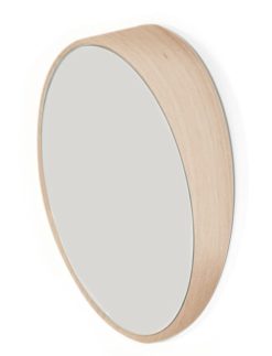 Hartu00f4 Miroirs | Miroir Odilon Small Verre Bois Naturel / O 25 Cm - A Poser Ou Suspendre - Harto