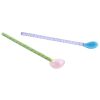 Hay Couverts | Cuillere Twist Verre Multicolore / Verre - Set De 2 / L 17,5 Cm - Hay