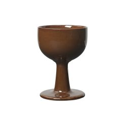 Ferm Living Verres | Verre A Vin Floccula Ceramique Marron / Gres - Ferm Living