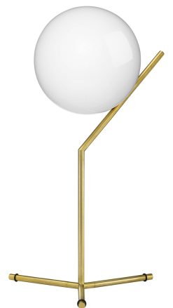 Flos Lampes De Table | Lampe De Table Ic T1 High Metal Verre / H 53 Cm - Michael Anastassiades, 2014 - Flos