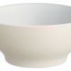 Alessi Saladiers, Coupes Et Bols | Bol Tonale Ceramique Beige Blanc Small / O 15 Cm - Alessi