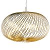 Tom Dixon Suspensions | Suspension Spring Large Led Metal / O 95 X H 70 Cm - Bandes D'Acier Modulables - Tom Dixon