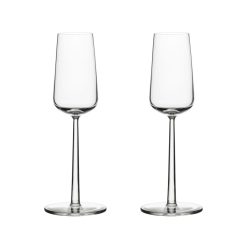 Iittala Verres | Flute A Champagne Essence Verre Transparent / 21 Cl - Set De 2 - Iittala