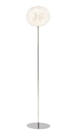 Kartell Led | Lampadaire Planet Plastique Transparent Metal / Led - H 160 Cm - Kartell