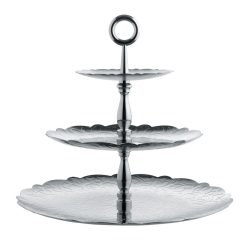 Alessi Plateaux Et Plats De Service | Serviteur Dressed For X-Mas Metal / 3 Plateaux - Alessi